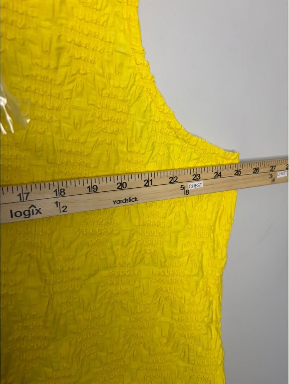 Women with Control Textured Knit Sleeveless Tank Top Lemon Zest, Size 2X Plus - Picture 7 of 7